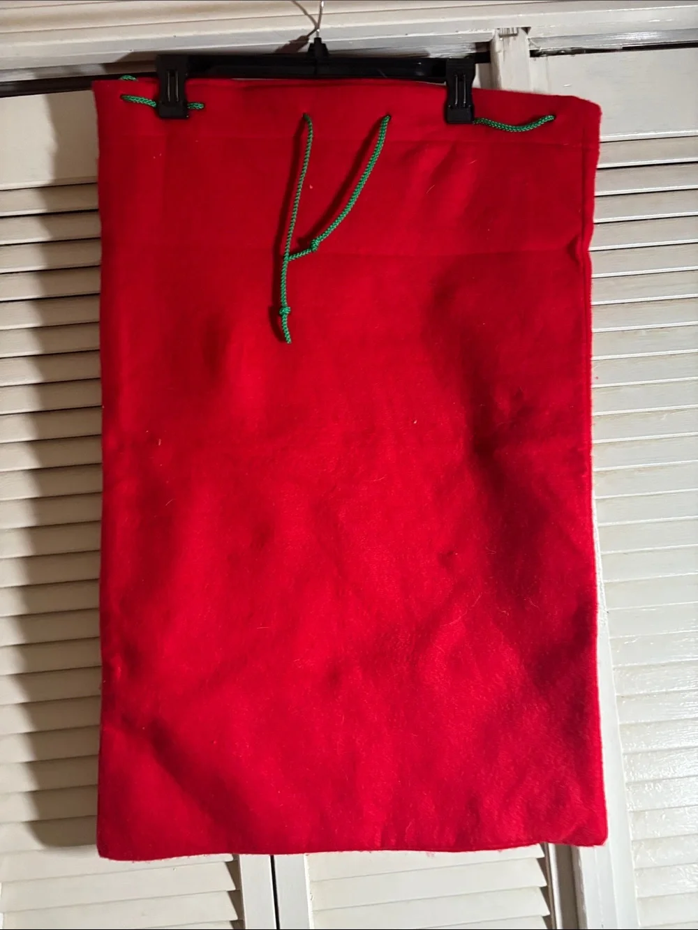 Felt Red 'HO! HO! HO!' Holiday Decorative Bag